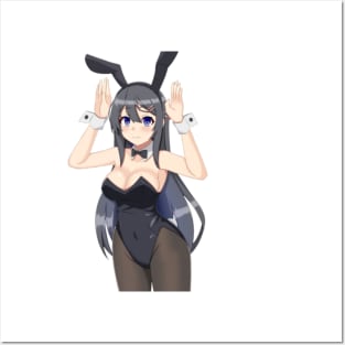 Mai Sakurajima From The Rascal Does Not Dream of Bunny Girl Senpai Posters and Art